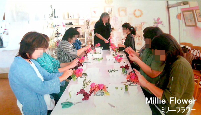プリザーブドフラワー - 福島県伊達市にてプリザーブドフラワーのお教室　Millie Flowerミリーフラワー